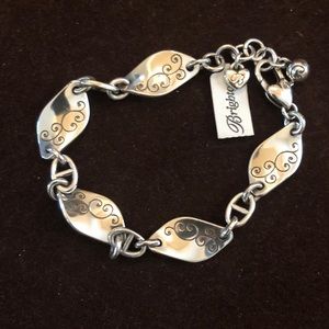 NWT Brighton Twist & Twirl Link Bracelet Sz 7”-8”